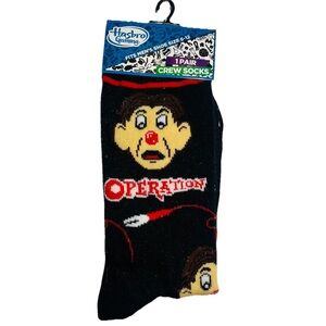Operation Crew Sock Fits Men’s Shoe Size: 6-12  Odd Crazy Fun Socks New